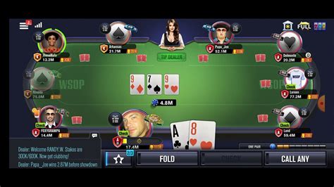 Proof that WSOP poker app uses some sort of bots or programs .